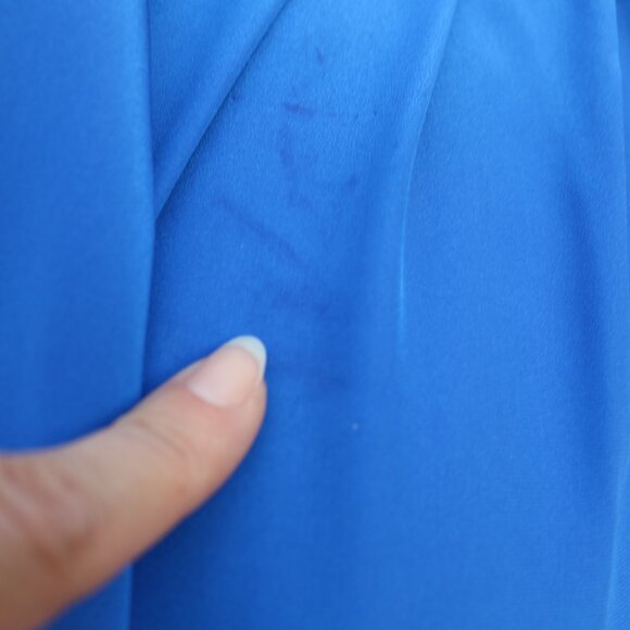 Ports International Dress Royal Blue Button Down Long Dress Shirt Dre - Picture 11 of 14